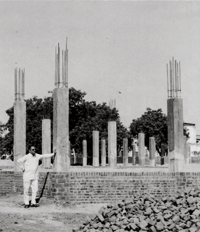 Building construction in progress